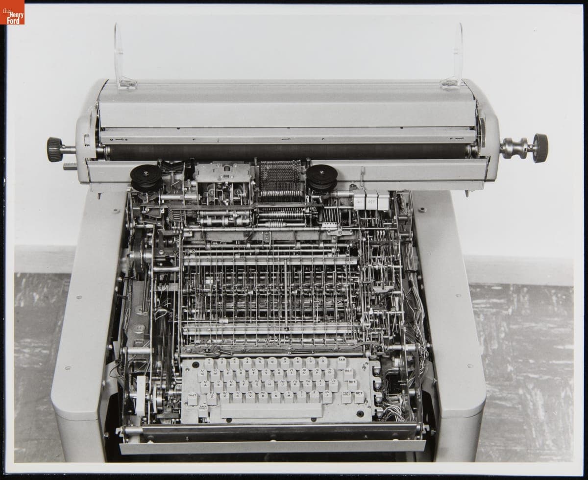 Internal View of the Burroughs Sensimatic 1500, October 23, 1958