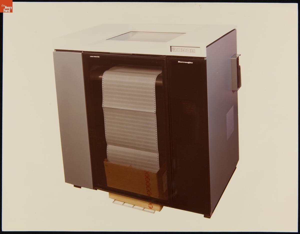 Burroughs Line Printer, March 29, 1976