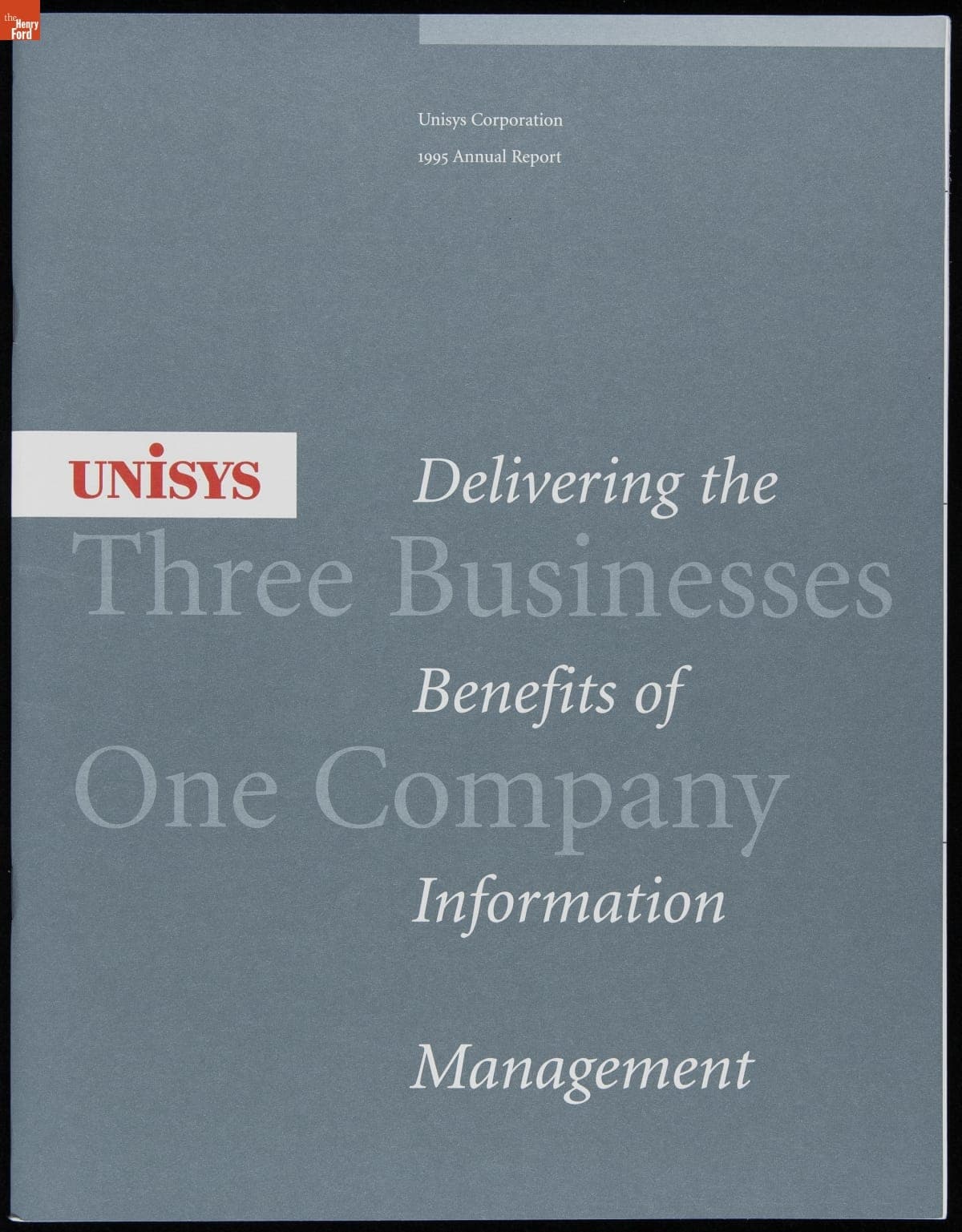 Unisys Corporation Annual Report, 1995