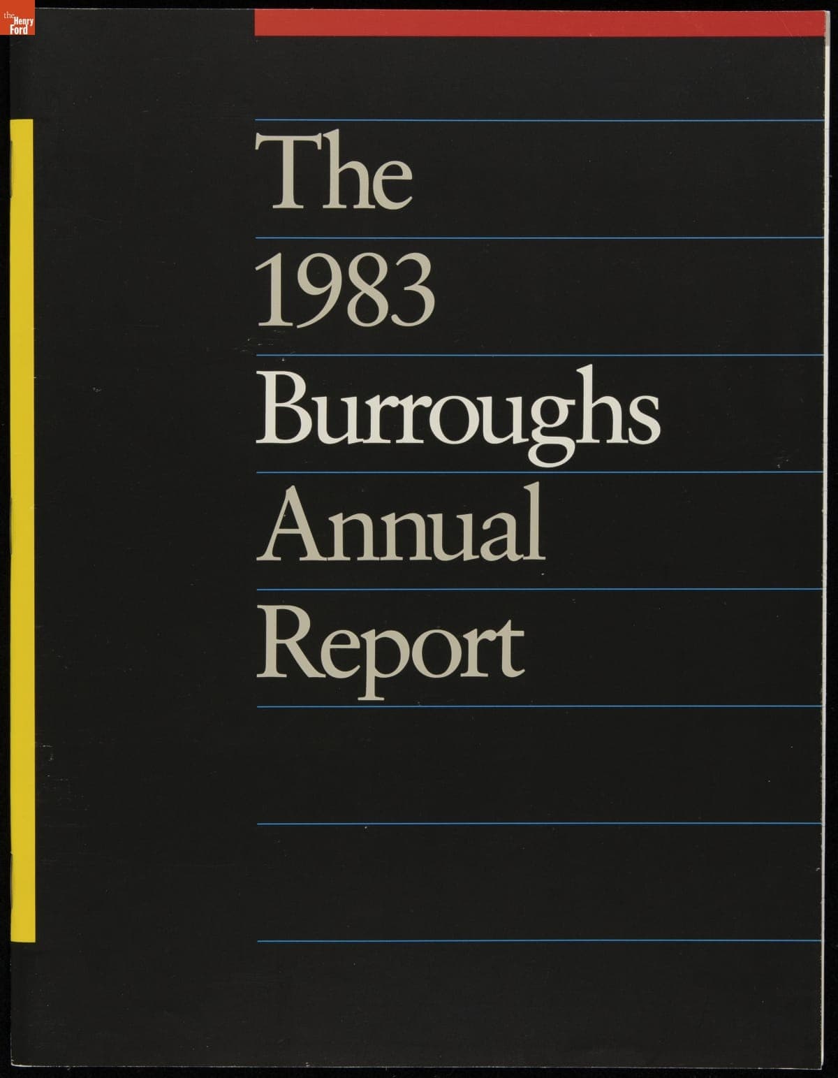 Burroughs Corporation Annual Report, 1983