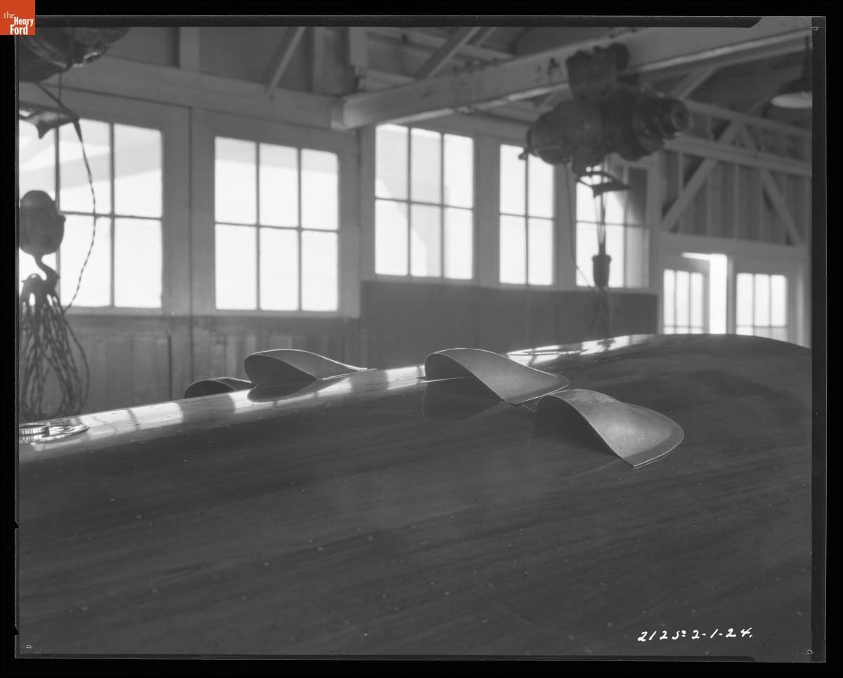 Edsel Ford's Speedboat, "Nine Ninety Nine," February 1924