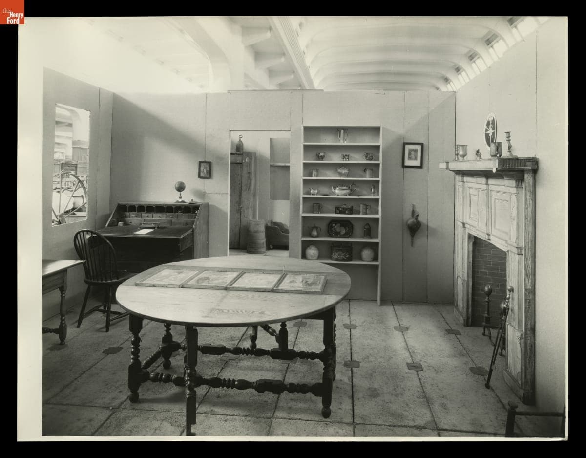 Furniture for Secretary House (Giddings Family Home) Staged in Henry Ford Museum, March 1933