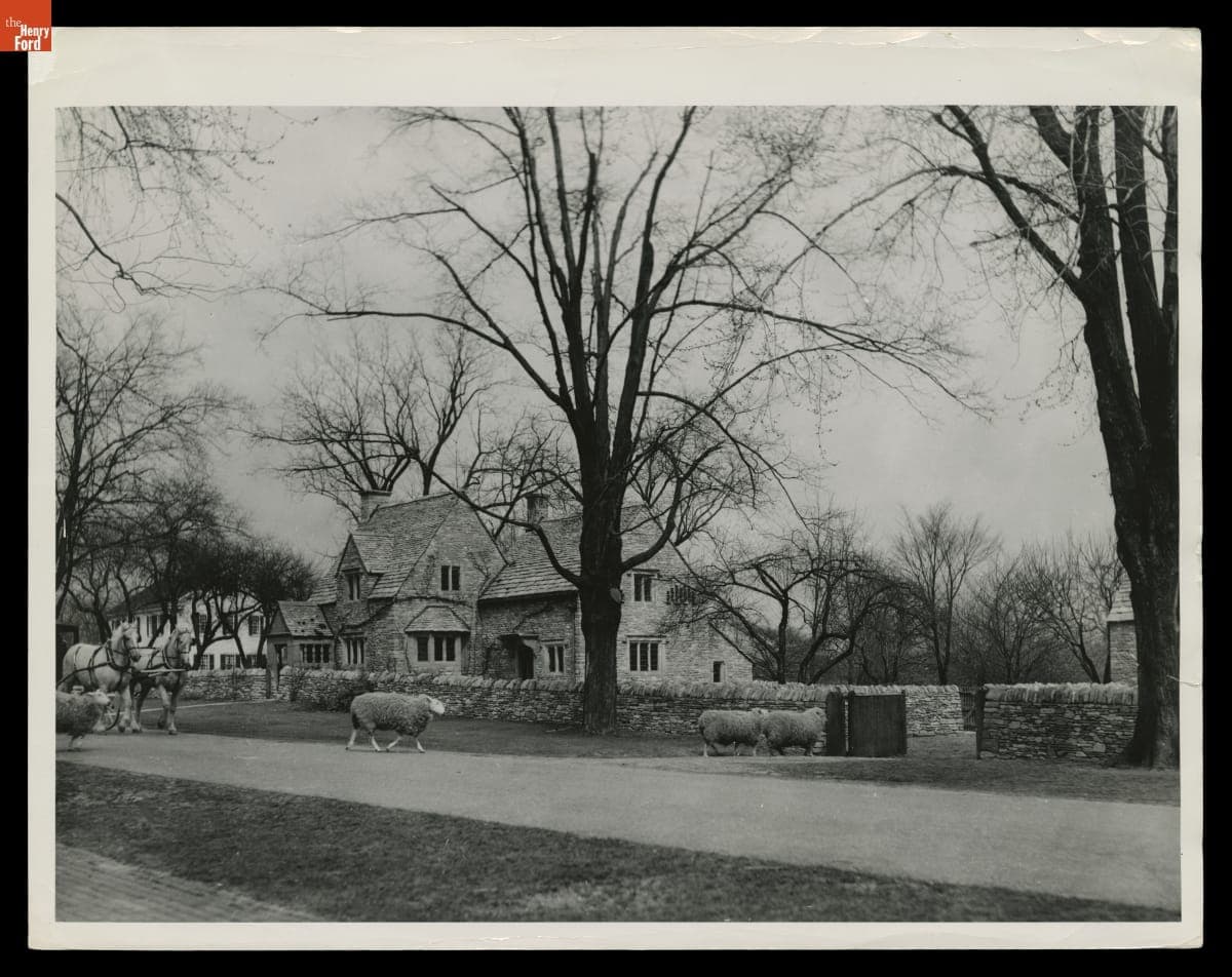 Cotswold Cottage in Greenfield Village, circa 1930