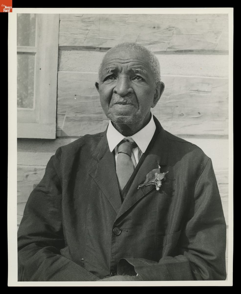 View of George Washington Carver Taken for Use as Reference for Irving Bacon's Painting of Carver, August 1942