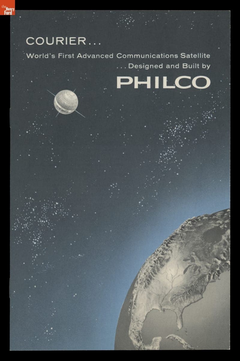 Brochure, "Courier... World's First Advanced Communications Satellite... Designed and Built by Philco," circa 1962
