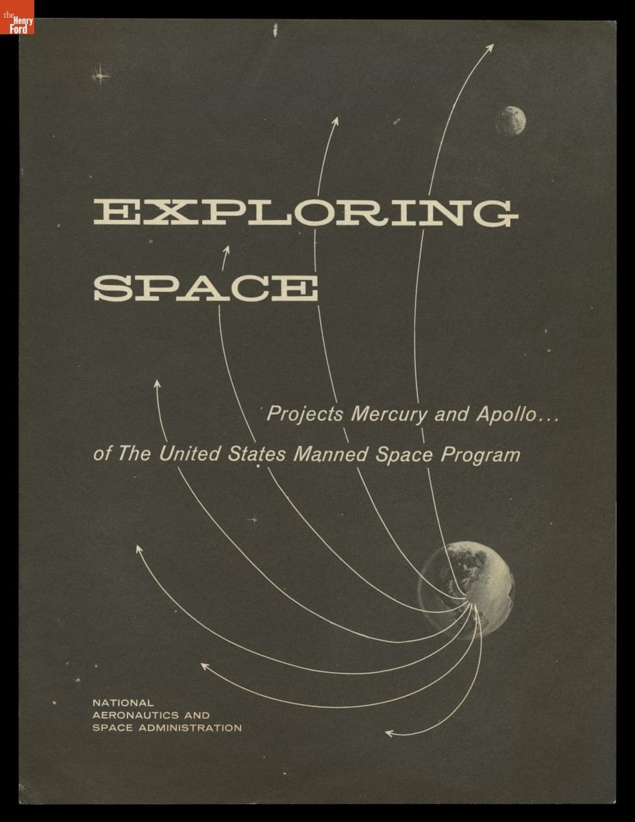 Brochure, "Exploring Space: Projects Mercury and Apollo of the United States Manned Space Program," 1961