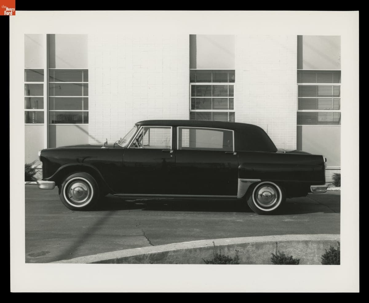Special Checker Limousine Designed by Ray Dietrich and Made for Bishop Fulton J. Sheen