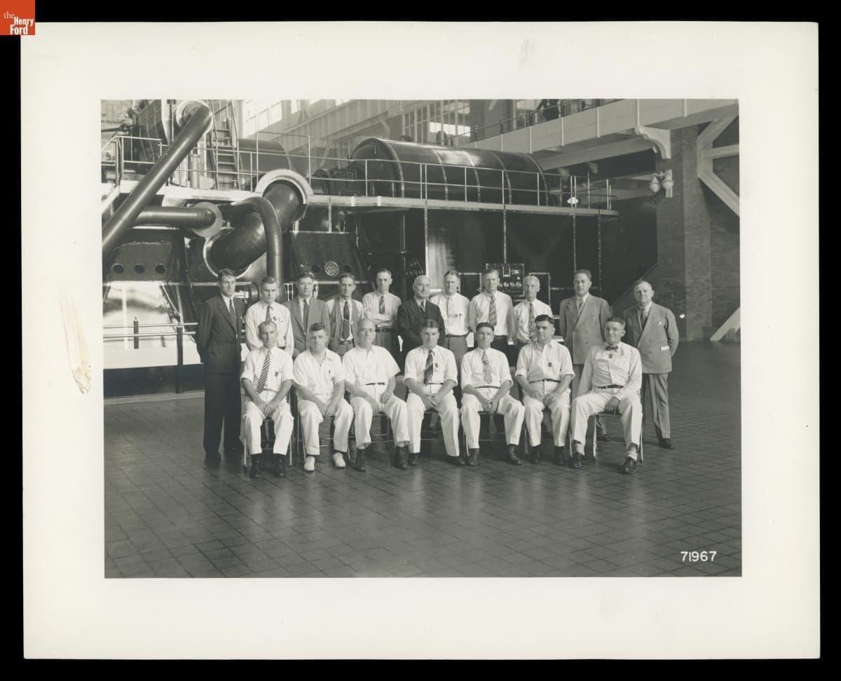 Employees in the Powerhouse at the Ford Motor Company Rouge Plant, June 1939