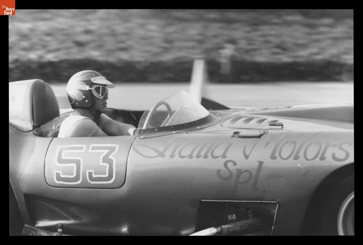 Maserati 450S Driven by Bill Krause in the First Los Angeles Examiner Grand Prix, March 1959