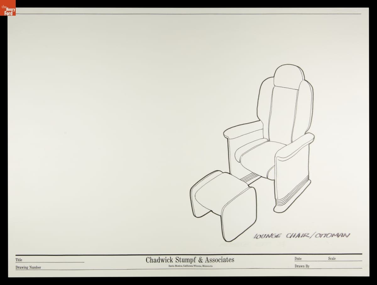 Notal Design Chair, "Lounge Chair/Ottoman," 1979-1980