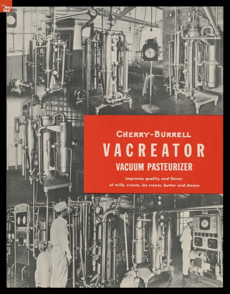 Cherry-Burrell Vacreator Vacuum Pasteurizer, September 1954