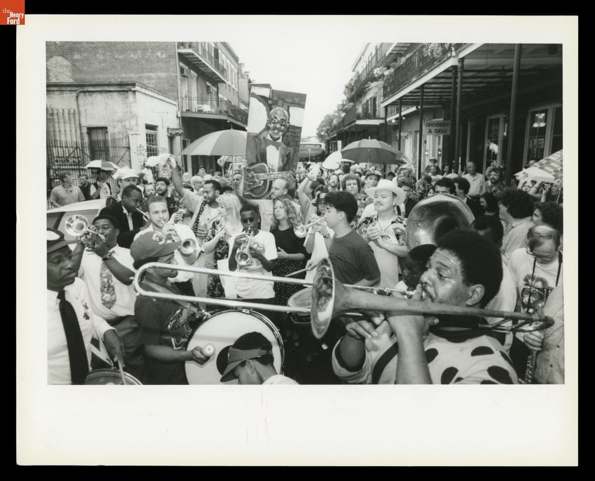 Second Line Funeral Parade Honoring Danny Barker, New Orleans, Louisiana, May 3, 1995