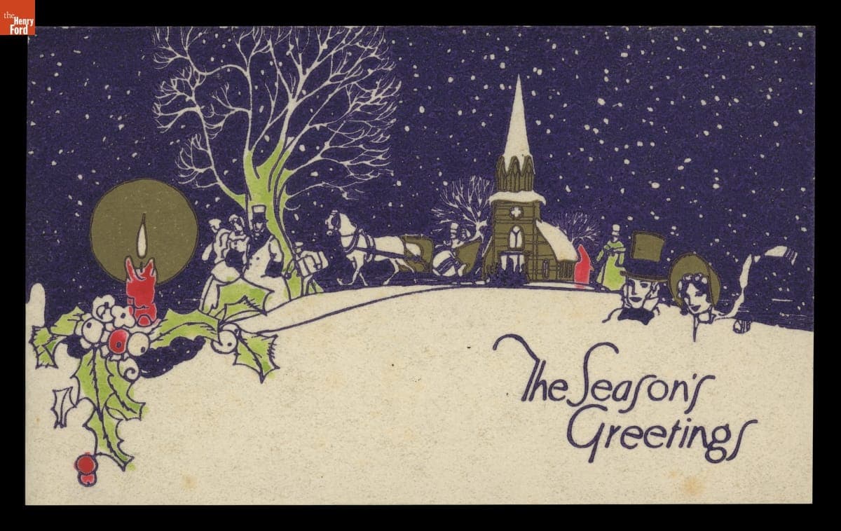 "The Season's Greetings," circa 1925