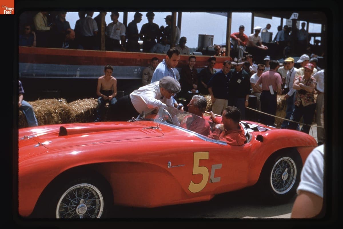 Jim Kimberly, Ferrari #5, Andrews Air Force Base, Washington, D.C., May 2, 1954