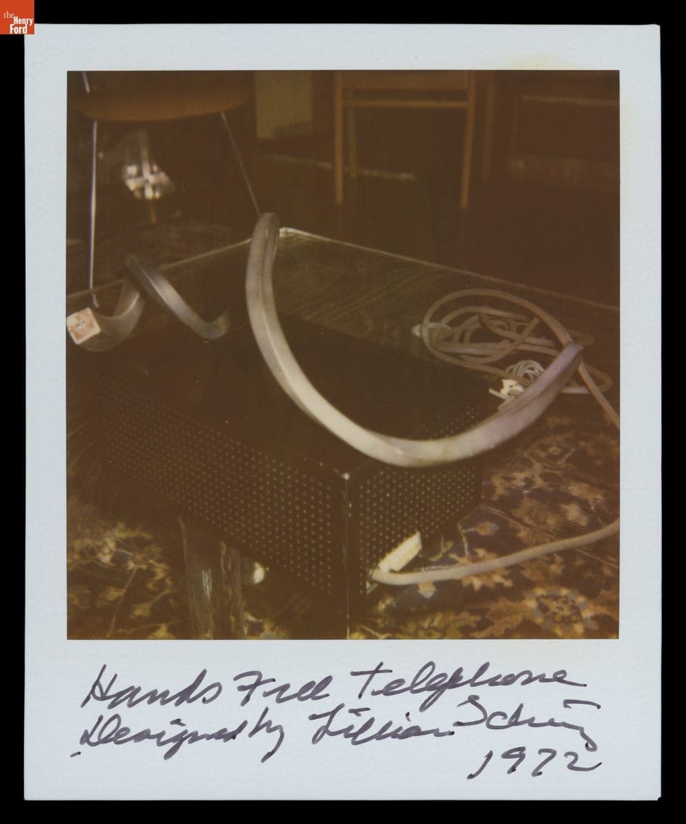 Sculptural Hands-Free Telephone Designed by Lillian Schwartz in 1972