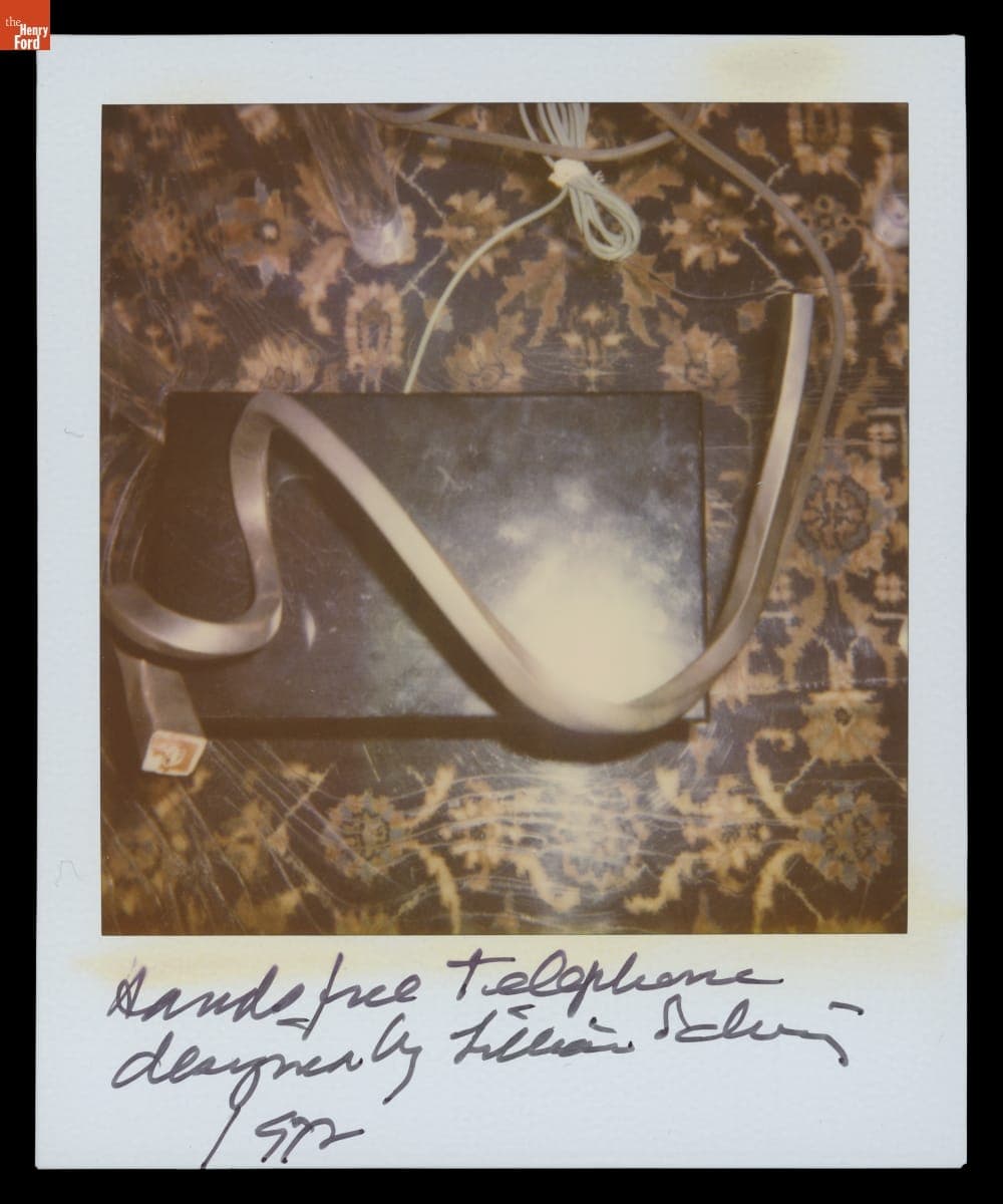Sculptural Hands-Free Telephone Designed by Lillian Schwartz in 1972
