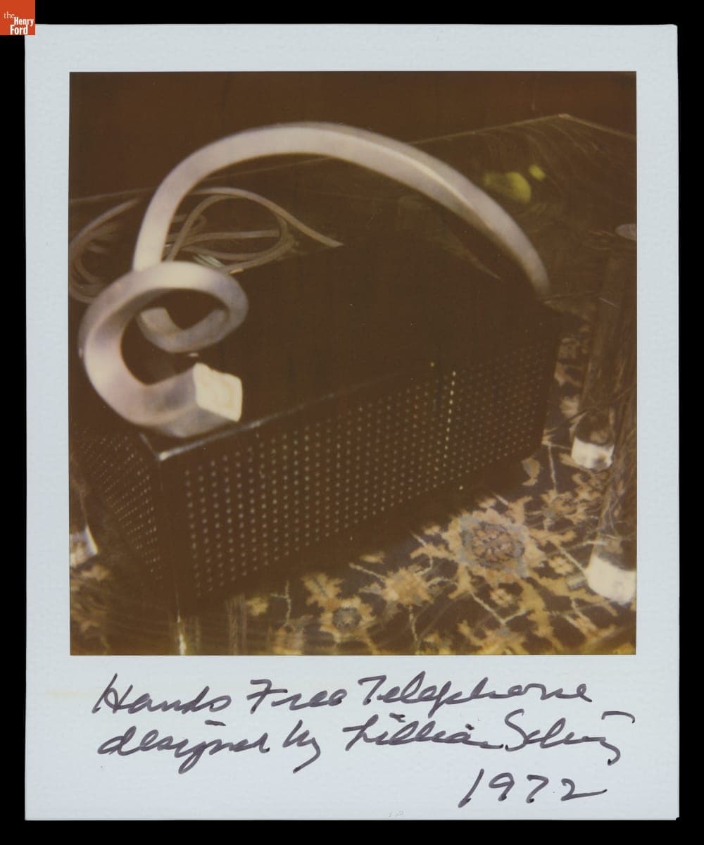 Sculptural Hands-Free Telephone Designed by Lillian Schwartz in 1972