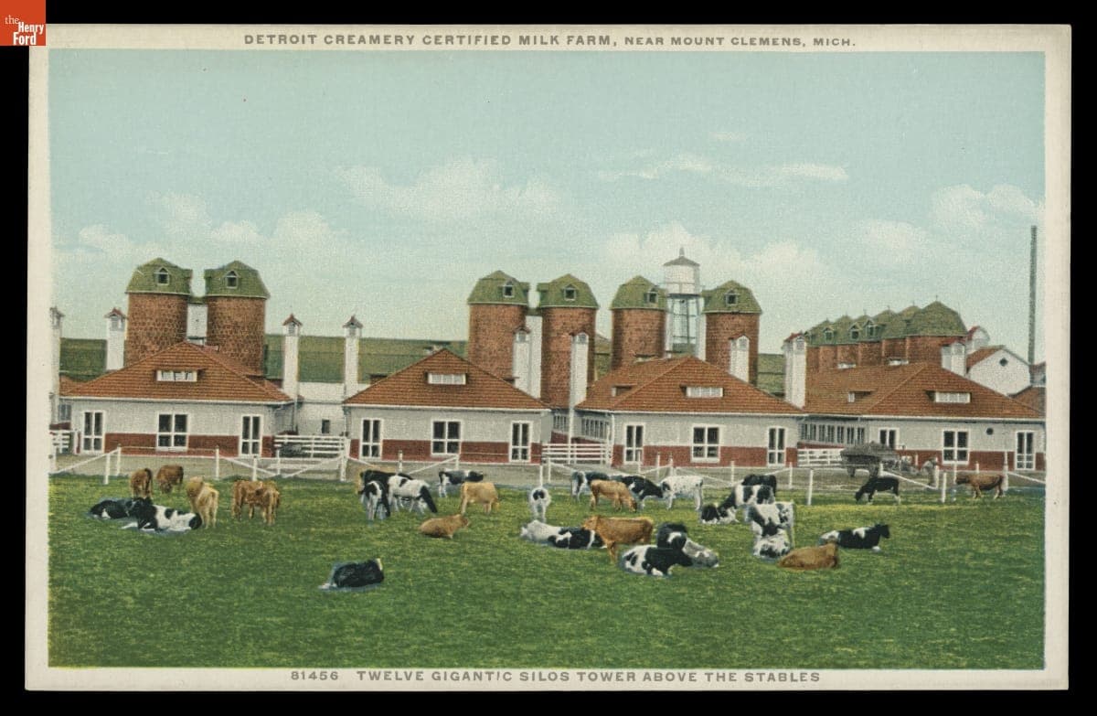 Twelve Gigantic Silos Tower above the Stables, 1920-1930