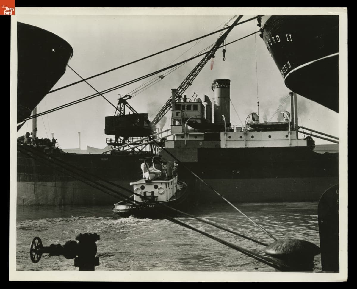 Ford Motor Company Tugboat "Dearborn," January 1937