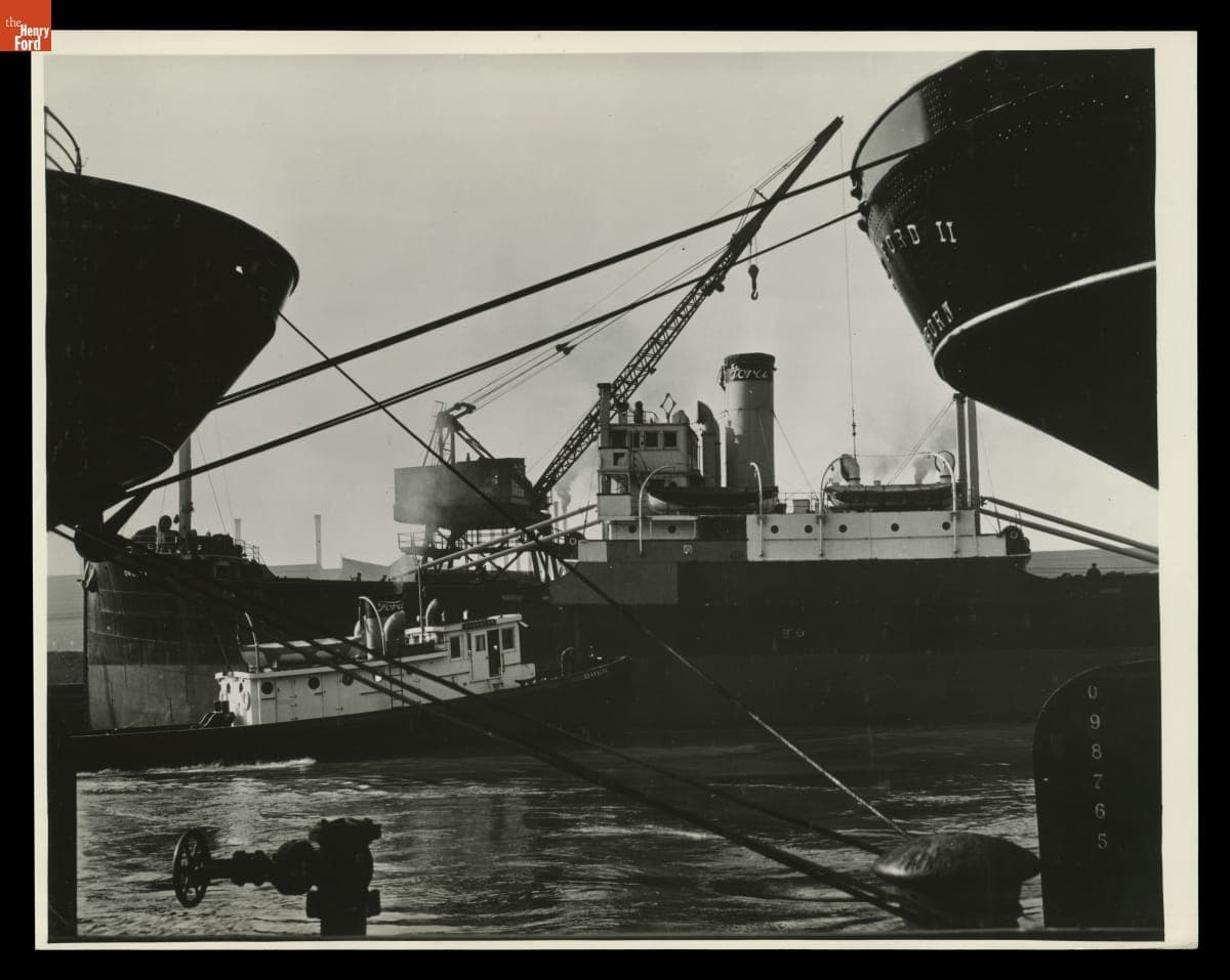 Ford Motor Company Tugboat "Dearborn," January 1937