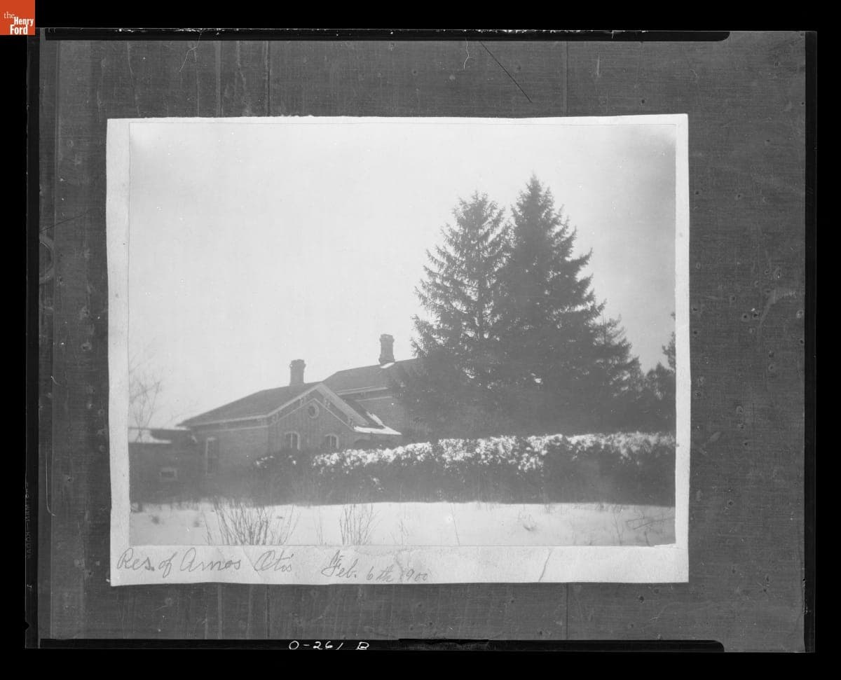Amos Otis Residence, Dearborn, Michigan, February 1900