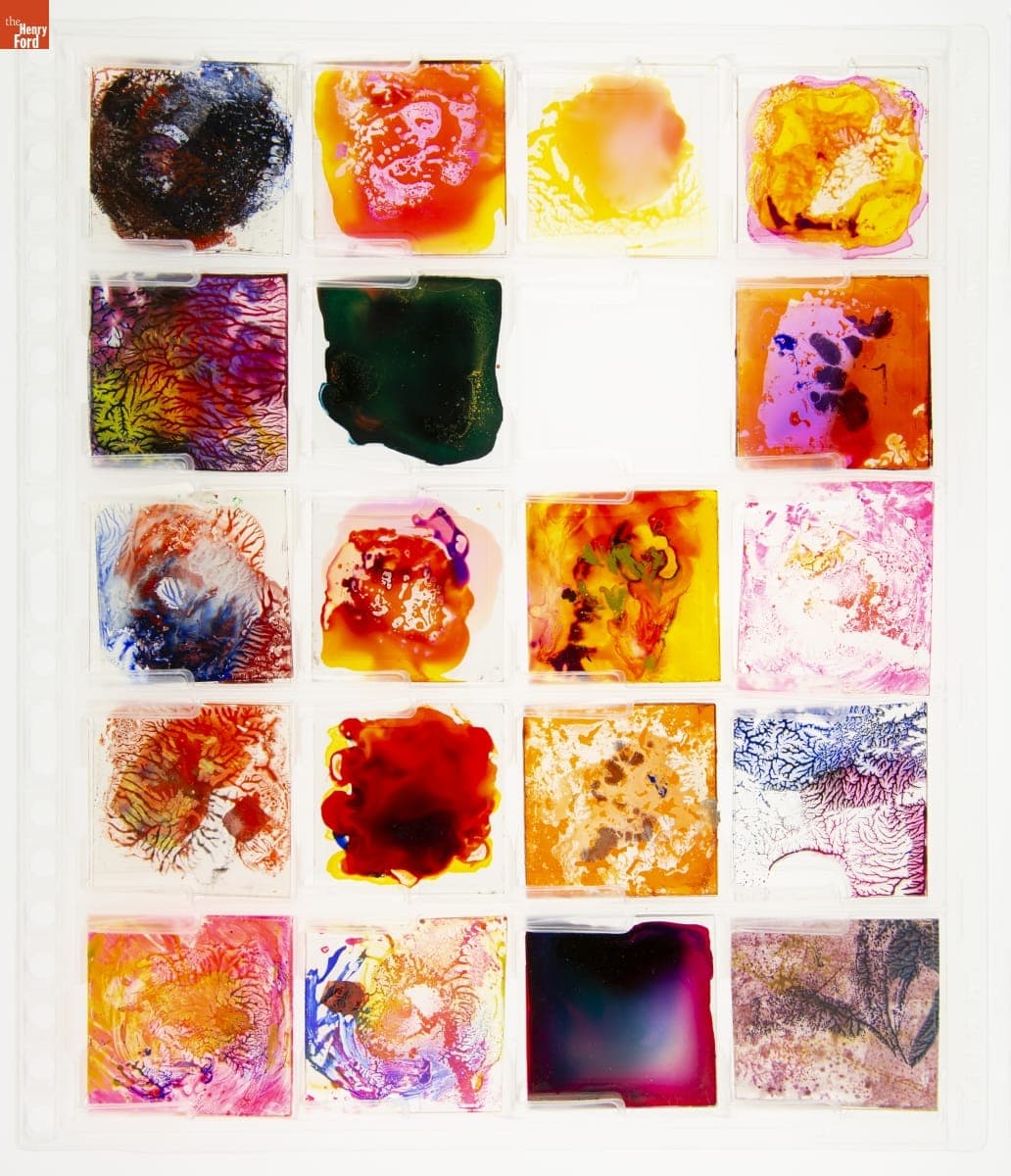 Slides for "Proxima Centauri" Sculpture by Lillian Schwartz, 1968-1969