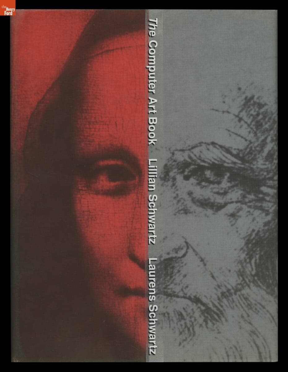 Prototype Cover Design for "The Computer Art Book" by Lillian Schwartz with Laurens Schwartz, 1992