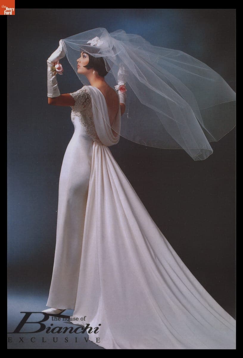 Advertisement for the Bridal Gown Worn by Jane Markiewicz on her Wedding Day, 1998