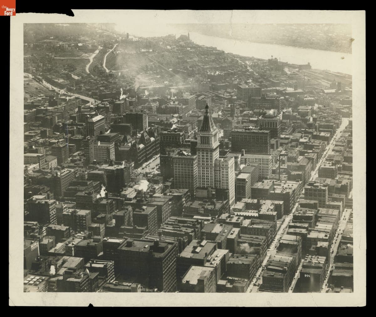 Aerial View of Cincinnati, Ohio, circa 1923