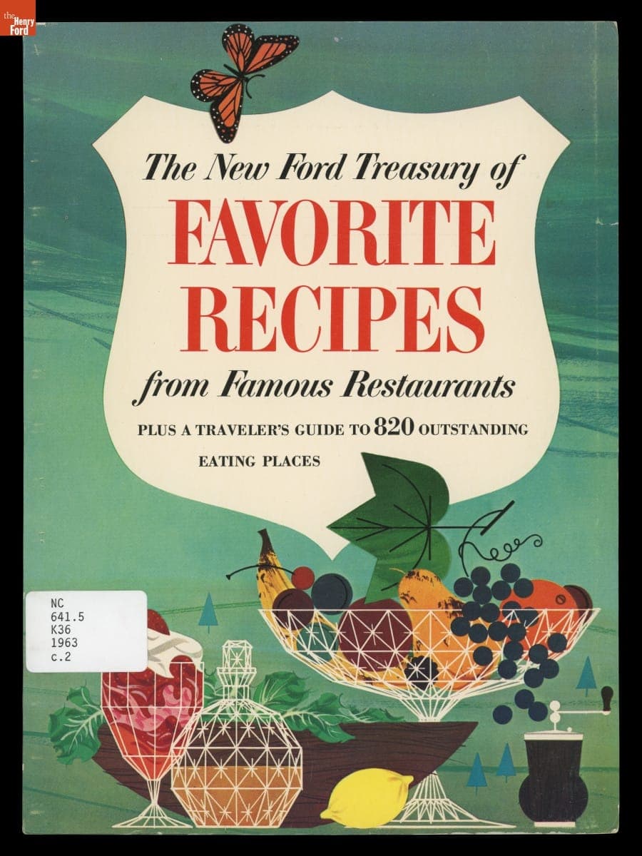 "The New Ford Treasury of Favorite Recipes from Famous Restaurants," 1963