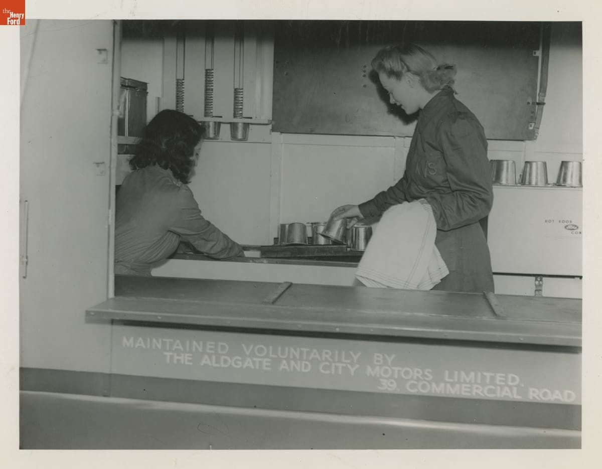 Ford Emergency Food Van Maintained Voluntarily by Aldsgate & City Motors Ltd., 1942