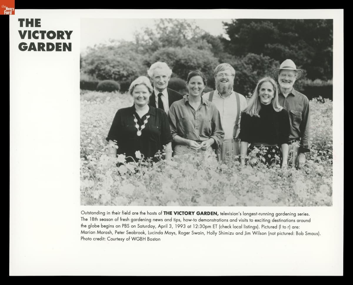 Hosts of "The Victory Garden" Television Program, 1993