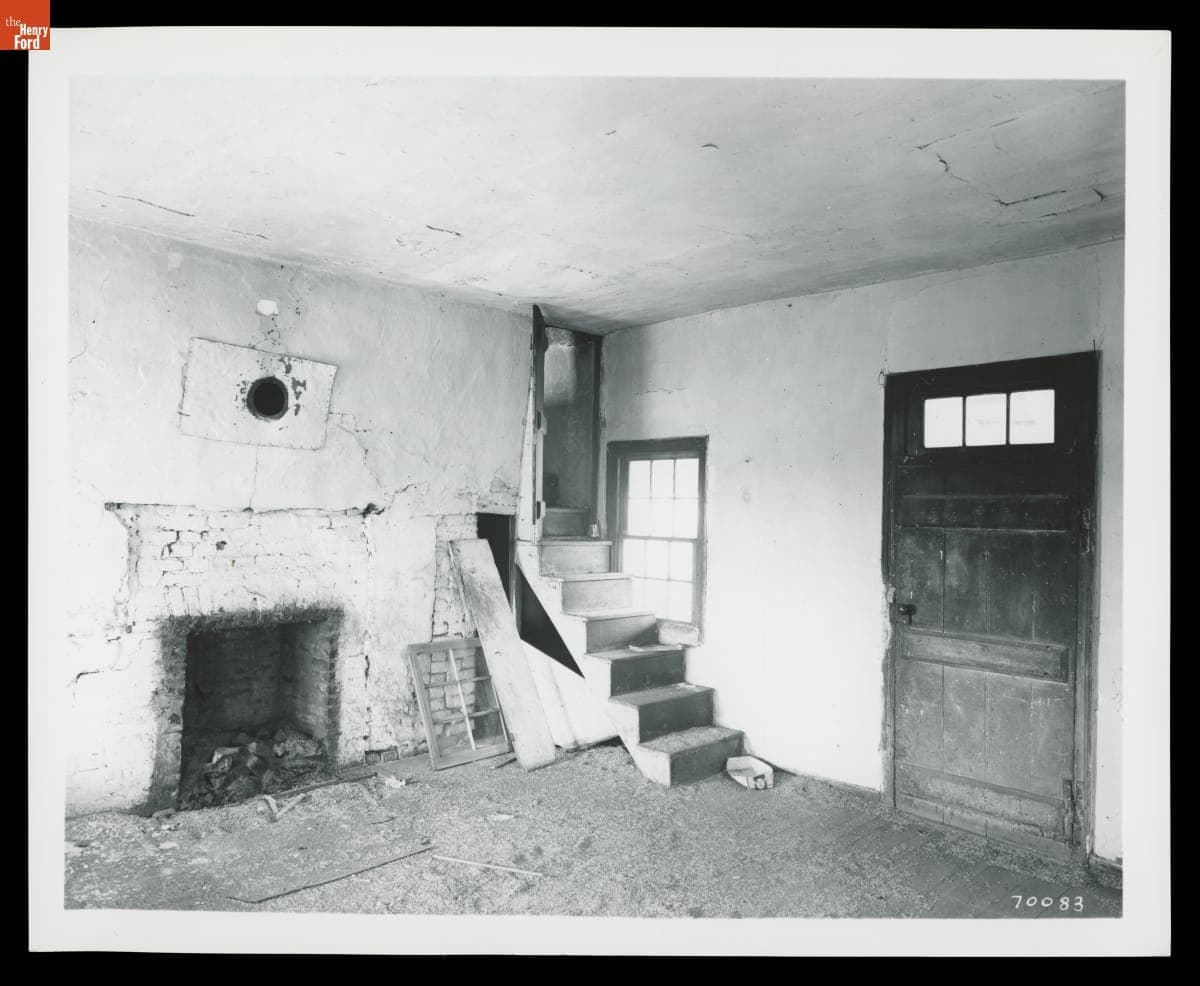 Kitchen inside Susquehanna House at its Original Site, St. Mary's County, Maryland, February 27, 1942