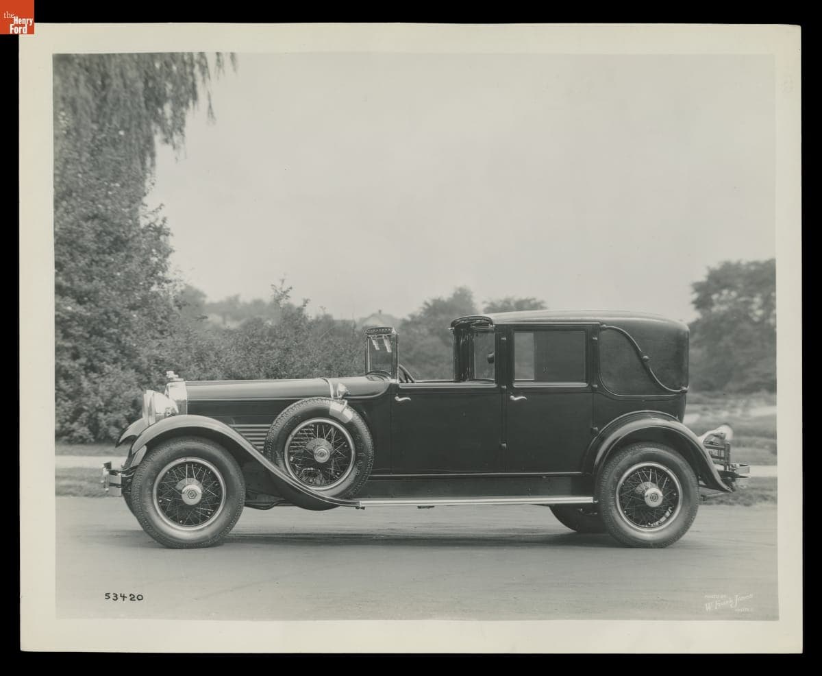 Stutz Town Car, October 1929