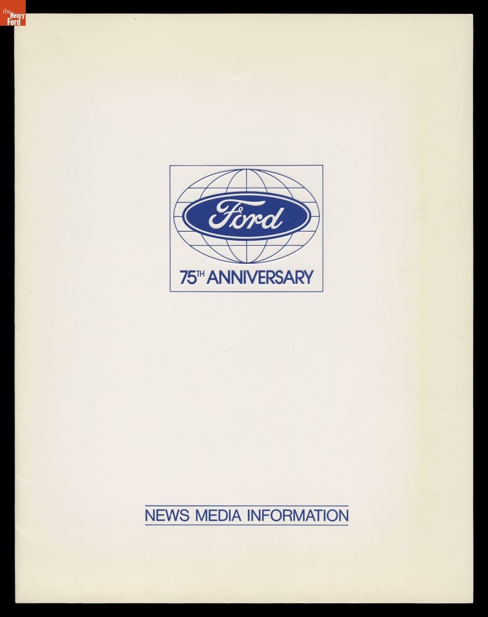 Ford 75th Anniversary, News Information, 1978