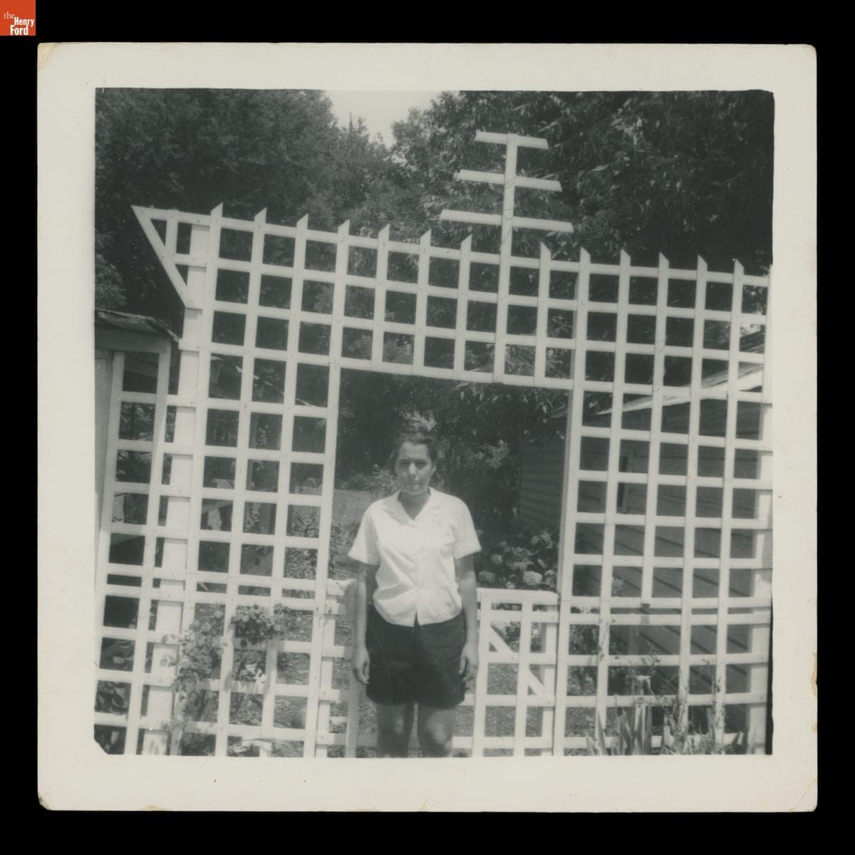 Richie Jean Jackson in the Backyard of the Jackson Home, Selma, Alabama