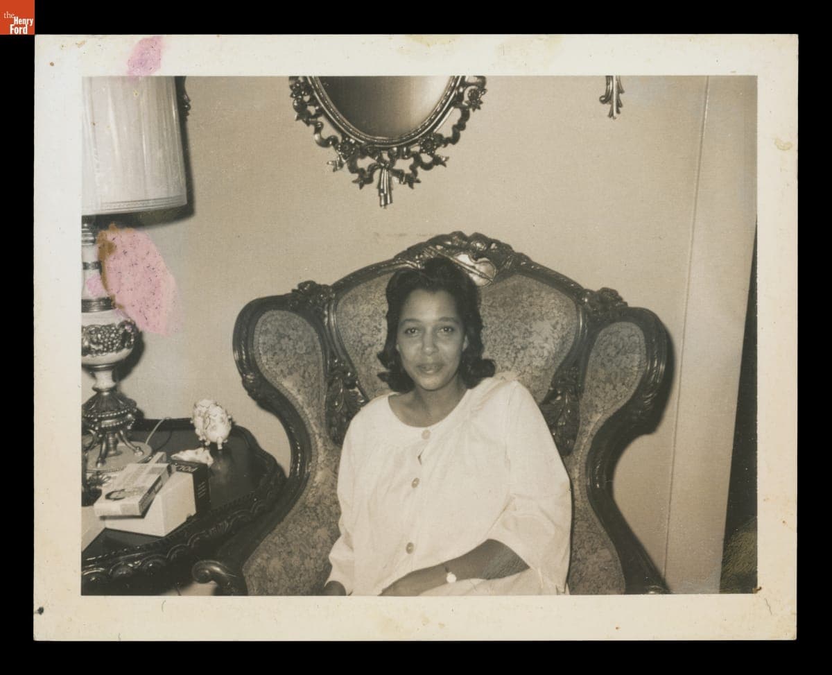 Richie Jean Jackson inside Jackson Home, Selma, Alabama, circa 1966