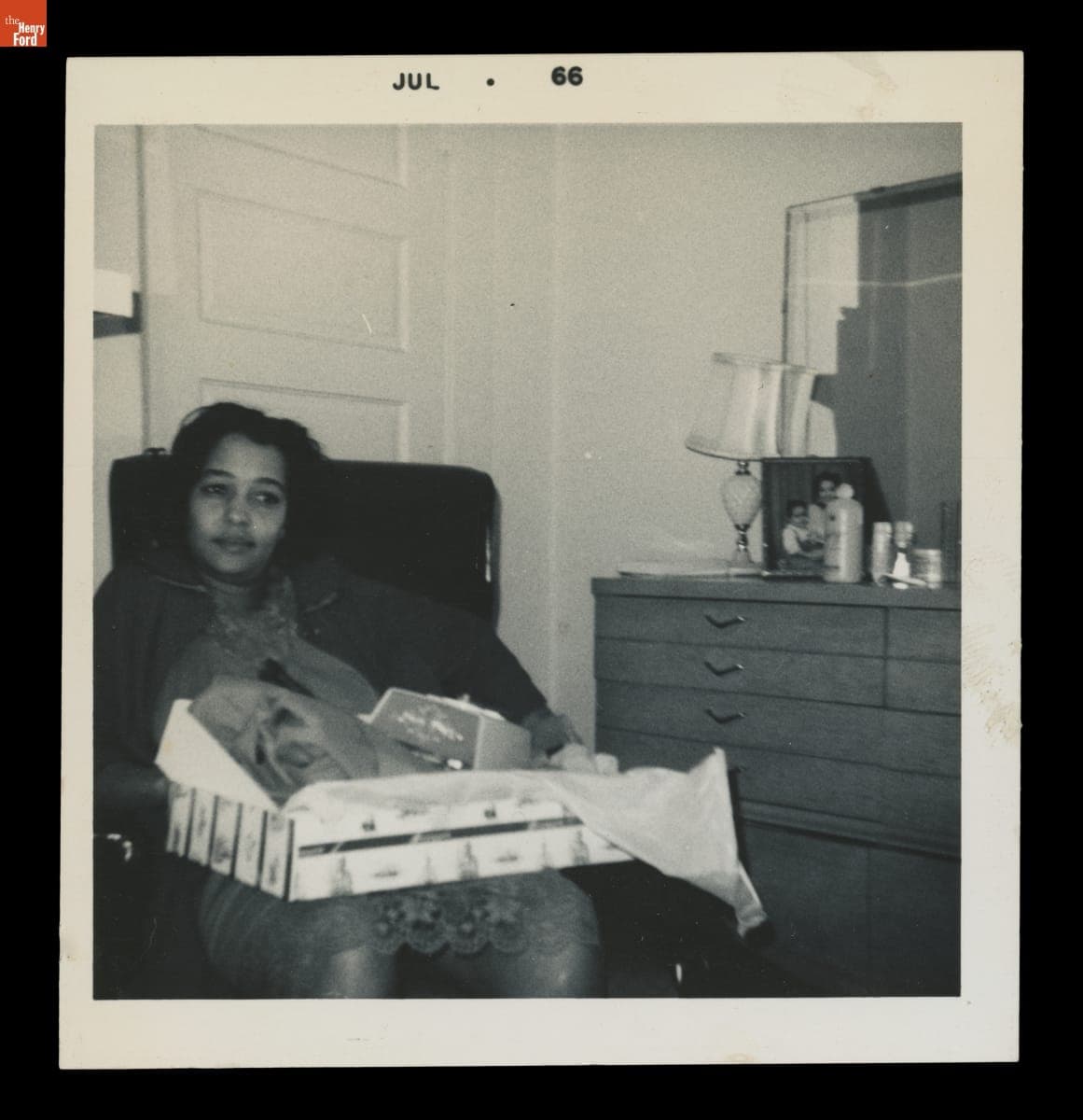 Richie Jean Jackson inside the Jackson Home, Selma, Alabama, 1966