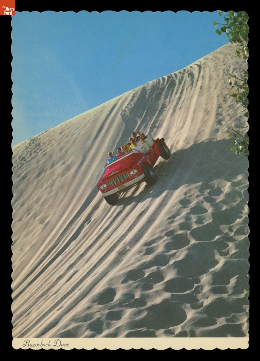 Razorback Dune at Silver Lake Sand Dunes, circa 1970