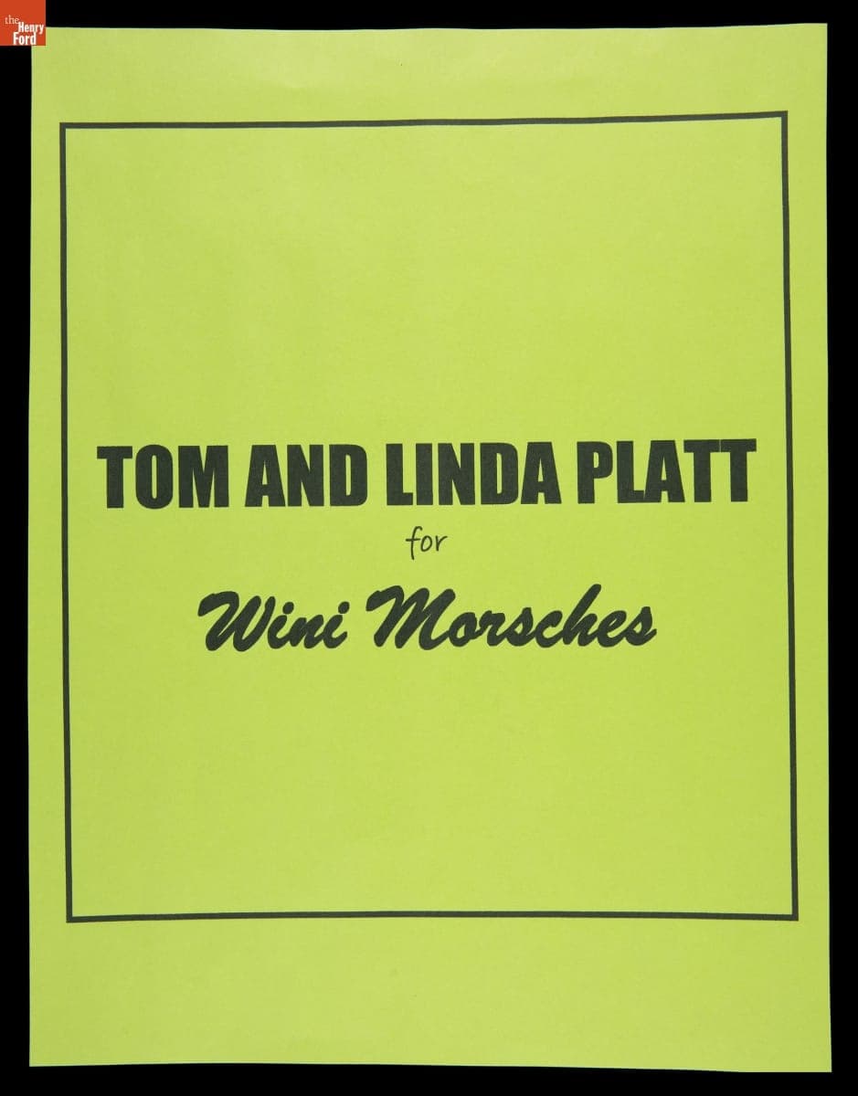 Tom and Linda Platt Clothing Design Album Made for Winifred Morsches, 2013