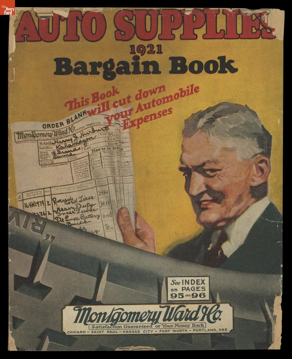 Montgomery Ward & Co. Catalog, "Auto Supplies Bargain Book," 1921