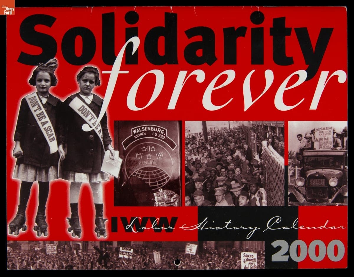 "Solidarity Forever, I.W.W. Labor History Calendar," 2000