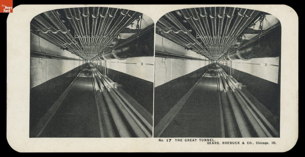 "The Great Tunnel. Sears, Roebuck & Co., Chicago, Ill.," 1906-1908