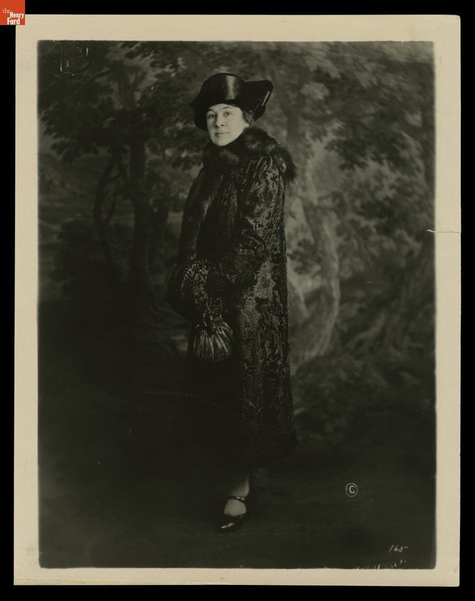 Portrait of Clara Ford, October 1928