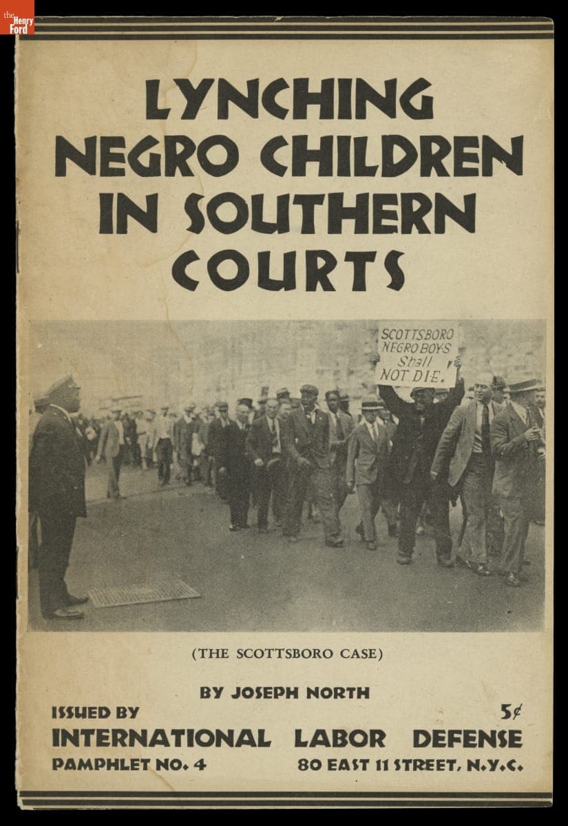 Brochure, "Lynching Negro Children in Southern Courts," 1931