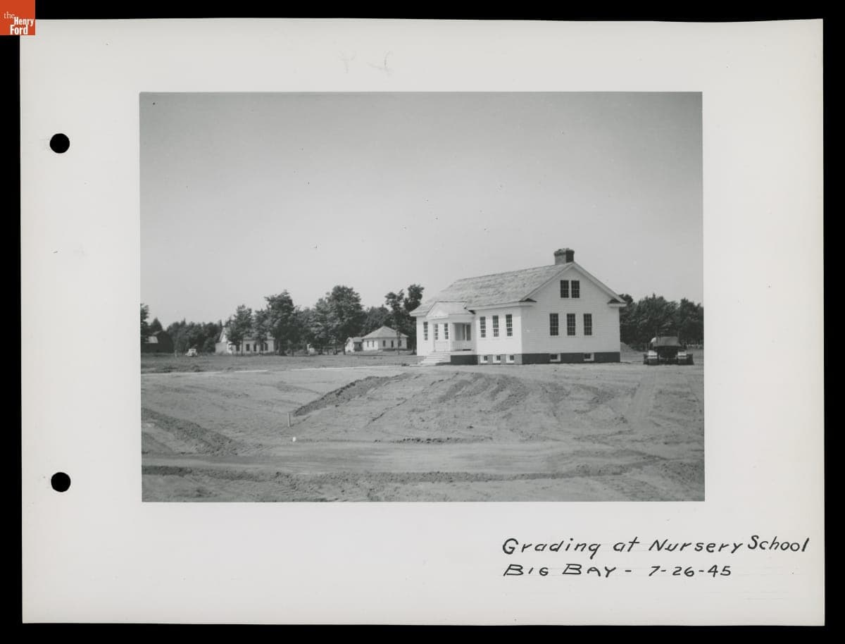 Road Construction for Ford Motor Company Branch in Big Bay, Michigan, July 1945