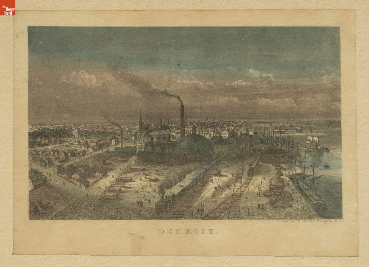 "Detroit,"  circa 1858