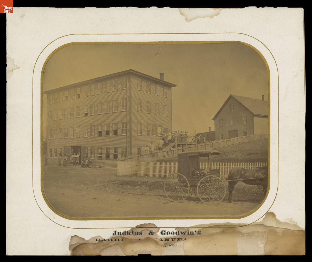 Judkins & Goodwin's Carriage Manufactory, West Amesbury, Massachusetts, 1860-1880