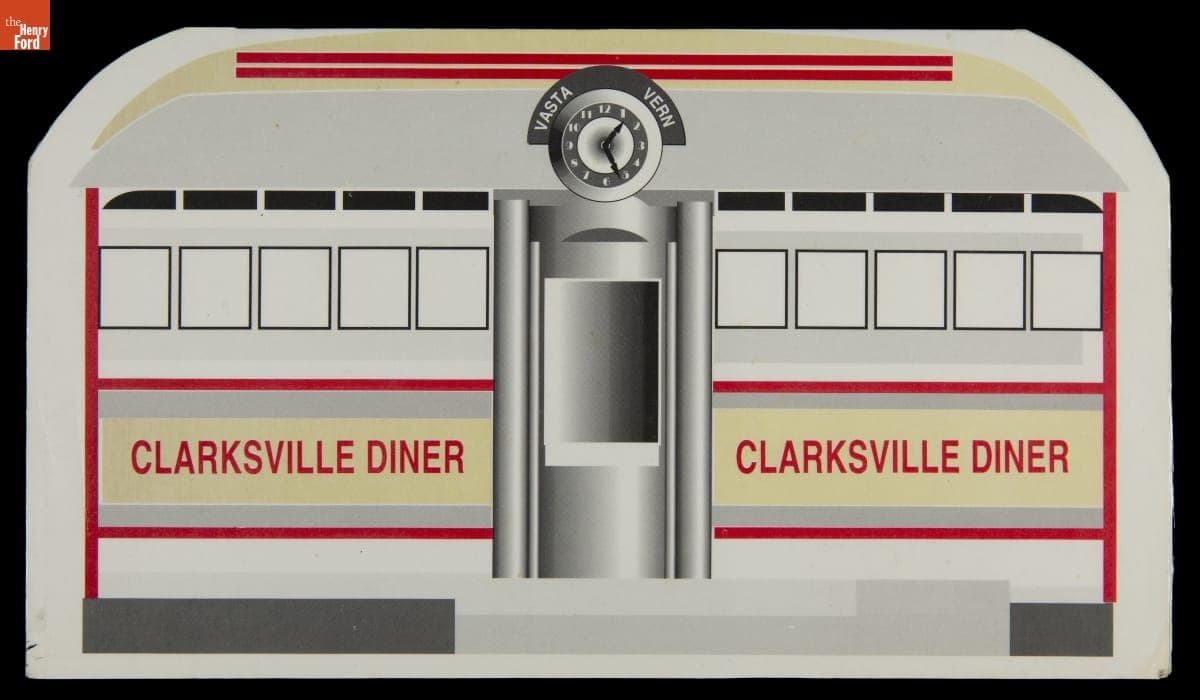 Clarksville Diner Menu, March 1995