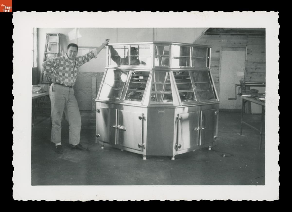 Erwin Fedkenheuer, Jr. wit a Refrigeration Unit and Display Case for a Diner, 1956-1975